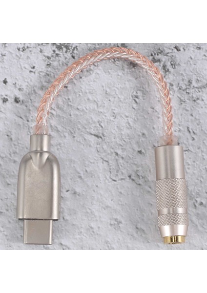 C Tipi - 3.5mm Hifi Dijital Kulaklık Amplifikatörü CS46L41 Çip Çözme Dac Ses Adaptör Kablosu Android Için WIN10 (Yurt Dışından)