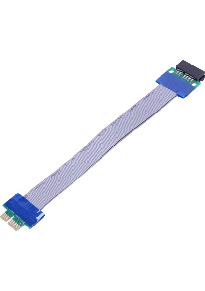 Pc Için Pcı-Express Pcı-E 1x Yükseltme Kartı Esnek Genişletici Uzatma Kablosu (Yurt Dışından)