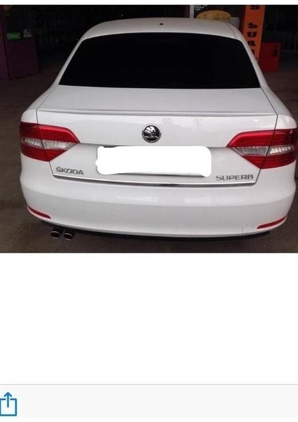 Skoda Super B 2012- Beyaz Spoyler (Sry) fiyatları