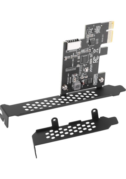 Pcı Express 2.0 X1 USB 3.2 Gen1 Type-E Kartı Pcıe Ön Tip-C Adaptör Yükseltici Usb3.1 Gen1 A-Key 5gb Genişletme Kartı (Yurt Dışından)