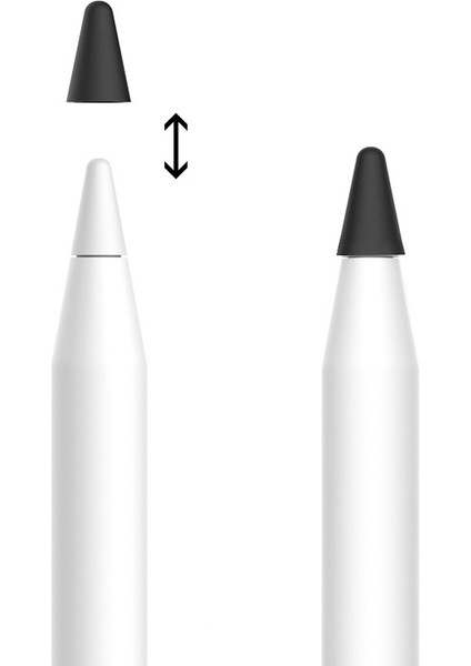 Kalem Kapağı Cilt Ekran Koruyucu Mix Için 2. 1. Nesil Dilsiz Silikon Uç Kılıf Için Kalem Ucu Kapağı (Yurt Dışından)