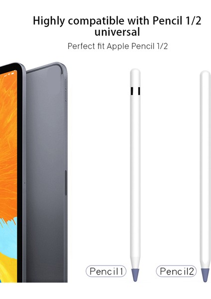 Kalem Kapağı Cilt Ekran Koruyucu Mix Için 2. 1. Nesil Dilsiz Silikon Uç Kılıf Için Kalem Ucu Kapağı (Yurt Dışından) fırsatları