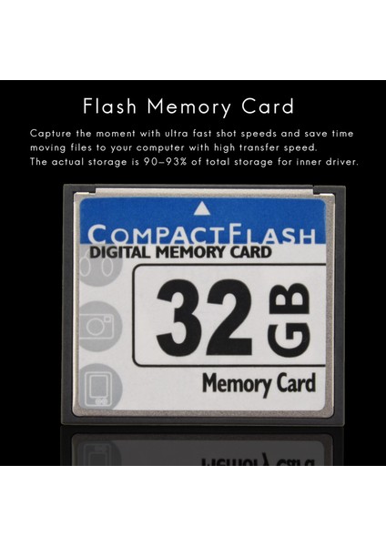 Profesyonel 32GB Kompakt Flash Bellek Kartı(Beyaz&mavi) (Yurt Dışından) modelleri