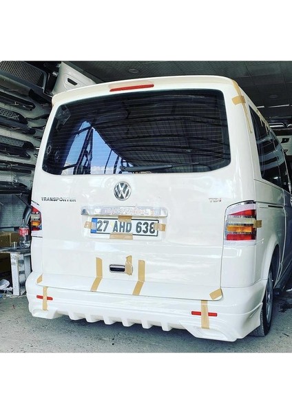 Fiber Aksesuar Fiberaksesuar Volkswagen Transporter T5-T6 Beyaz Spoiler