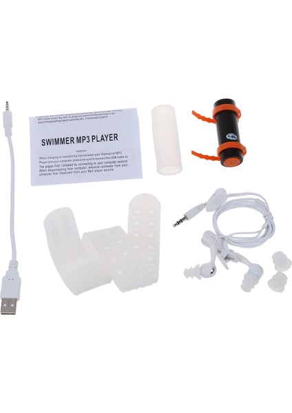 Yüzme Için Siyah 4gb Sualtı Spor Suya Dayanıklı Yüzücü Mp3 Çalar (Yurt Dışından) fiyatları
