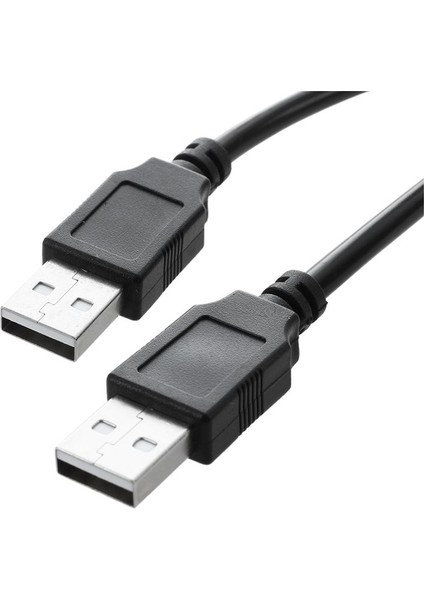 1 M Yüksek Hızlı USB 2.0 Korumalı A Erkek - Erkek Kablo Kurşunu Siyah (Yurt Dışından) fırsatları