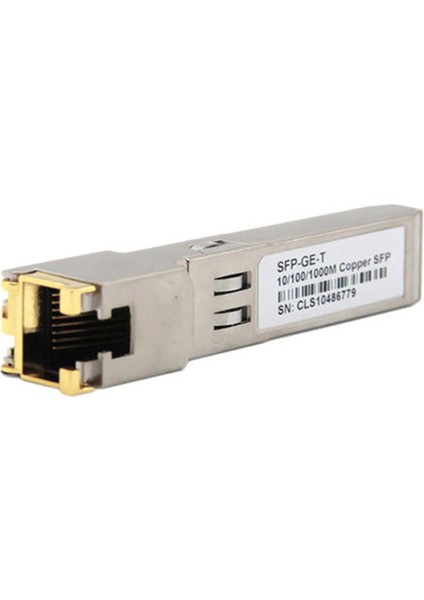 Sfp Modülü RJ45 Anahtarı Gbic 10/100/1000 Konektörü Sfp Bakır RJ45 Sfp Modülü Gigabit Ethernet Bağlantı Noktası 1 Adet (Yurt Dışından) modelleri