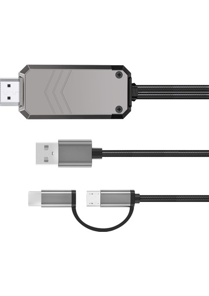 Telefondan Tv'ye Adaptör Kablosu, Type C/-Usb'den -Uyumlu Adaptöre 1080P'DEN -Uyumlu Dönüştürücüye (Yurt Dışından) modelleri