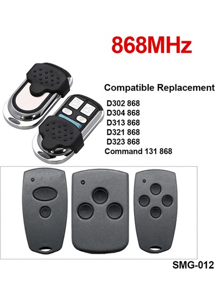 Dijital D302 D304 D313 D321 D323 131 868 Için 868 Mhz Için Garaj Kapısı Uzaktan Kumandası (Yurt Dışından) fiyatları