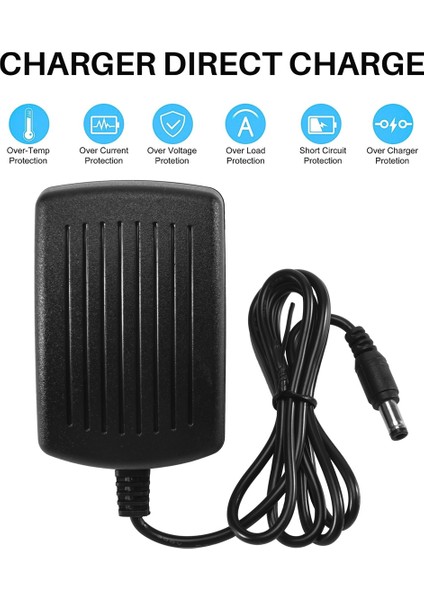 Şarj Cihazı Us Plug Ac 110V 220V Dönüştürücü Dc 24V 1A Güç Kaynağı Adaptörü Siyah (Yurt Dışından)