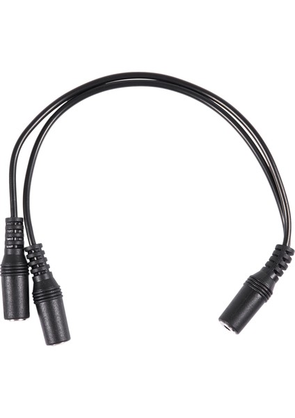 28CM 3.5mm Dişi - Çift Jak Dişi Y Splitter Stereo Ses Kablosu Siyah (Yurt Dışından) fiyatları