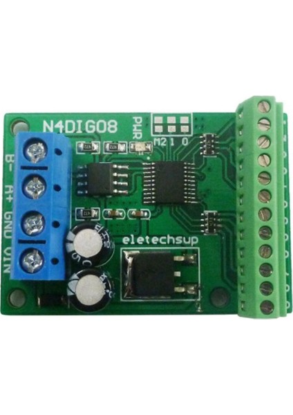 8ch Giriş/çıkış Dijital Switch Ttl Lvttl Cmos RS485 Io Kontrol Modülü Plc Rölesi Için Modbus Rtu Kartı, (Terminalli) (Yurt Dışından)