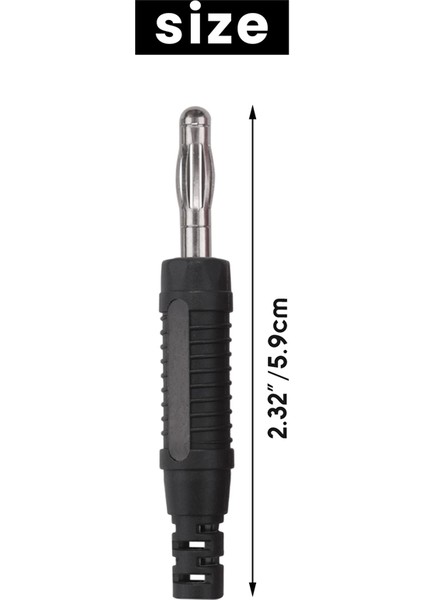 10 Adet 4mm Muz Fiş Lehim Dıy Muz Fiş Erkek Konnektörler Adaptörleri Multimetre Testi Için Probları Açar (Yurt Dışından)