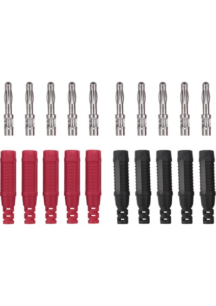 10 Adet 4mm Muz Fiş Lehim Dıy Muz Fiş Erkek Konnektörler Adaptörleri Multimetre Testi Için Probları Açar (Yurt Dışından) fırsatları