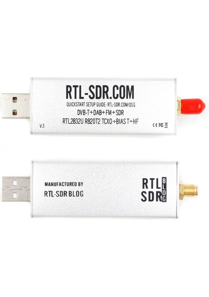 Sdr V3 R820T2 RTL2832U 1ppm Tcxo Sma Rtlsdr Iletişim Sistemi (Yurt Dışından)