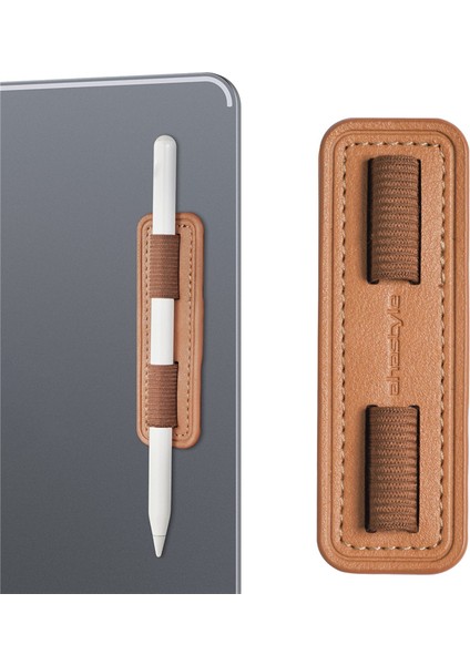 Evrensel Stylus Kalem Tutucu Etiket Kalem Için Masa Dokunmatik Kalem M-Pencil Anti-Kayıp Durumda-Kahverengi (Yurt Dışından)