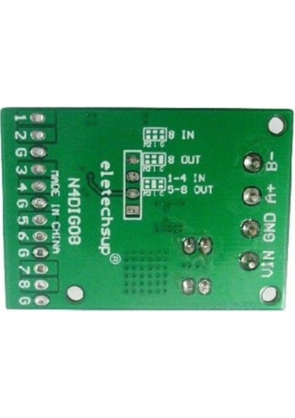 8ch Giriş/çıkış Dijital Switch Ttl Lvttl Cmos RS485 Io Kontrol Modülü Plc Rölesi Için Modbus Rtu Kartı, (Terminalli) (Yurt Dışından) modelleri
