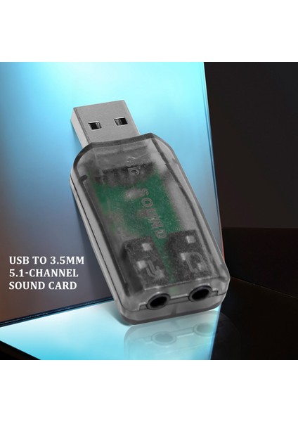 Usb'den 3,5 Mm'ye Mic Kulaklık Jakı Stereo Kulaklık 3D Ses Kartı Ses Adaptörü Pc (Yurt Dışından) fiyatları