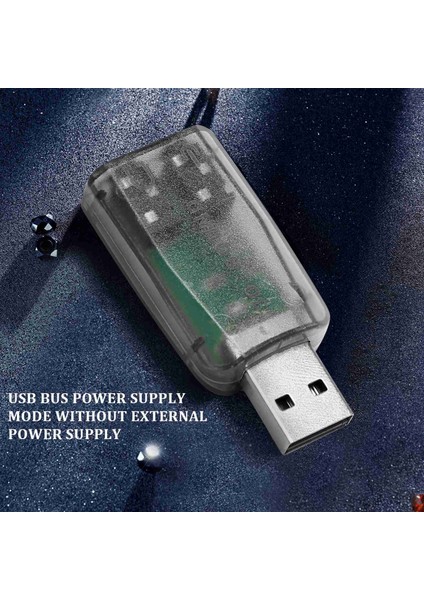 Usb'den 3,5 Mm'ye Mic Kulaklık Jakı Stereo Kulaklık 3D Ses Kartı Ses Adaptörü Pc (Yurt Dışından) modelleri
