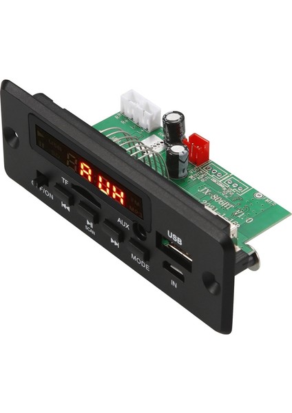2X25 W 50 W Amplifikatör Mp3 Çalar Dekoder Kurulu 5 V-12 V Bluetooth 5.0 Araba Fm Radyo Modülü Desteği Tf USB Aux Oyuncu Dekoder (Yurt Dışından)