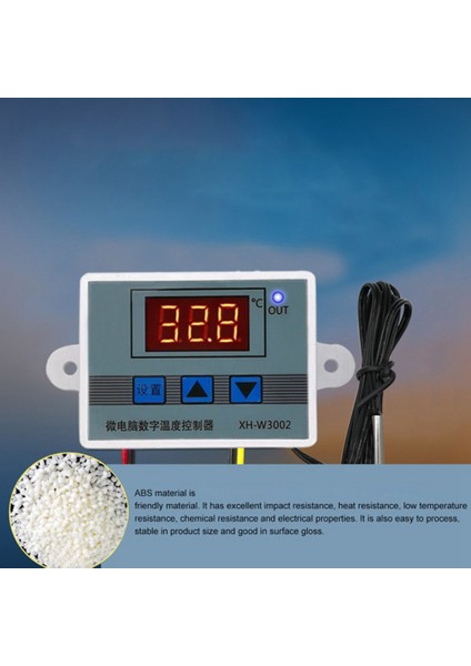 XH-W3002 Mikrobilgisayar Dijital Termostat 12V 120W Problu Isı Soğuk Sıcaklık Termostat Kontrol Anahtarı (Yurt Dışından)