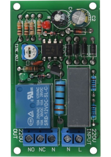 220V Röle Kartı, Açma, Zaman Gecikmesi, Devre Modülü, Koridor Anahtarı, Merdiven Lambası, D1B5 (Yurt Dışından) fiyatları