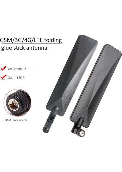 4g Lte Anten 12DBI Sma Erkek Anten 2 Adet, Yönlendirici Hücresel Ağ Geçidi Ev Telefonu Hotspot Modem Sinyal Güçlendirici (Yurt Dışından) modelleri
