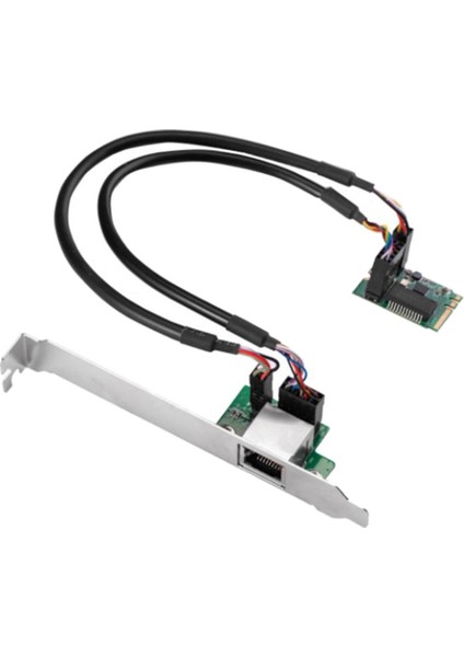 M.2 A Key ve E Key To 1 Port 10/100/1000MBPS Gigabit Ethernet Nıc Ağ Kartı Adaptörü RJ45 Lan Denetleyici Kartı (Yurt Dışından)