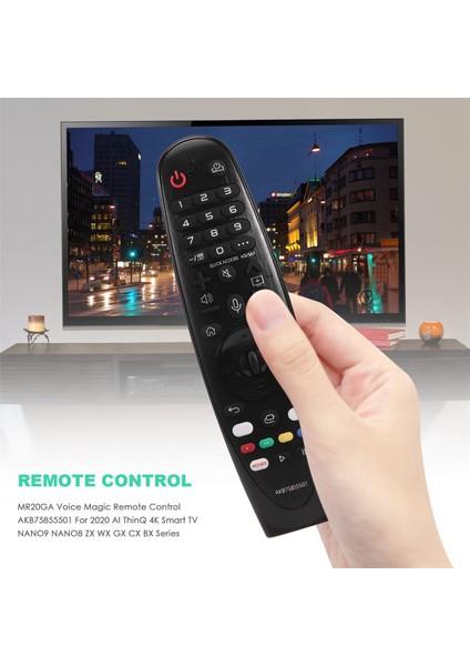 Yeni MR20GA Sesli Uzaktan Kumanda AKB75855501 2020 Için Lg Aı Thinq 4K Akıllı Tv Nano9 Nano8 Gx Bx Serisi (Yurt Dışından)
