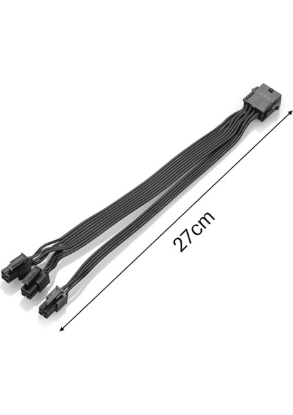 Cpu 8 Pin Dişi - Cpu Atx 8pin + Atx 4 Pin Erkek Güç Kaynağı Dönüştürücü Adaptör Uzatma Kablosu (Yurt Dışından)