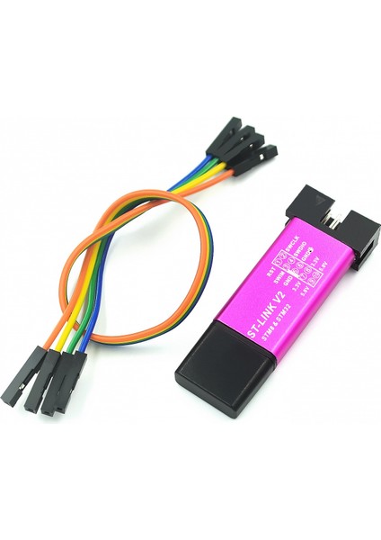 St Link V2 Mini Stm8 STM32 Simülatörü Indirme Programcısı Kapak Kablosu ile Programlama (Rastgele Renk) (Yurt Dışından) fiyatları
