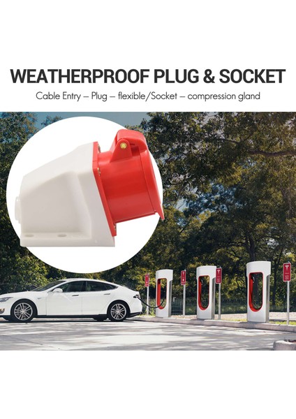 16 Amp 5 Pimli Fiş ve Soket Hava Koşullarına Dayanıklı IP44 3 Faz 380-415V 3p + N + Toprak 16A (Yurt Dışından) modelleri