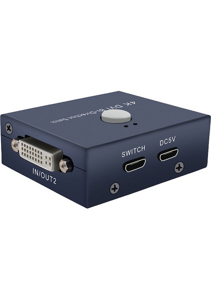 Anahtar 4K@30Hz 2x1 DVI Çift Yönlü Anahtarlayıcı UHD 4KX2K Hdtv// One/ Tv/ Için Bölücü (Yurt Dışından)
