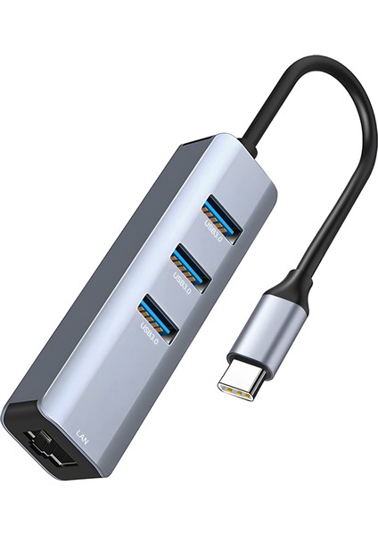 USB C - Ethernet Adaptörü, RJ45 - USB C For 3/type-C Gigabit Ethernet Lan Ağ Adaptörü Pro Için (Yurt Dışından)