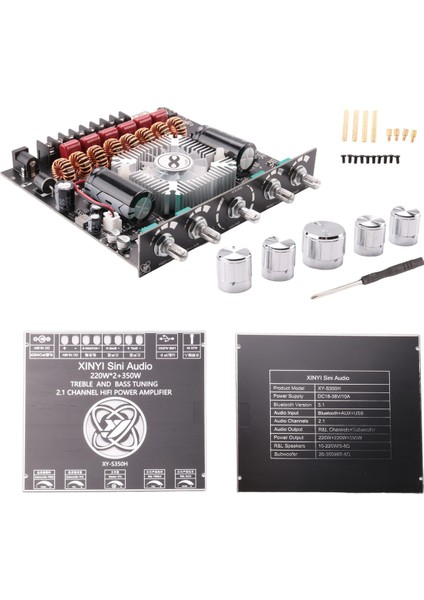 2.1-Kanal TPA3251 Bluetooth Dijital Amplifikatör Modülü Yüksek ve Düşük Tonlu SUBWOOFER,220WX2+350W Amplifikatör Kartı XY-S350H (Yurt Dışından) fiyatları