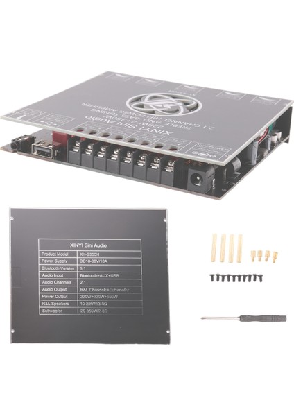 2.1-Kanal TPA3251 Bluetooth Dijital Amplifikatör Modülü Yüksek ve Düşük Tonlu SUBWOOFER,220WX2+350W Amplifikatör Kartı XY-S350H (Yurt Dışından) modelleri