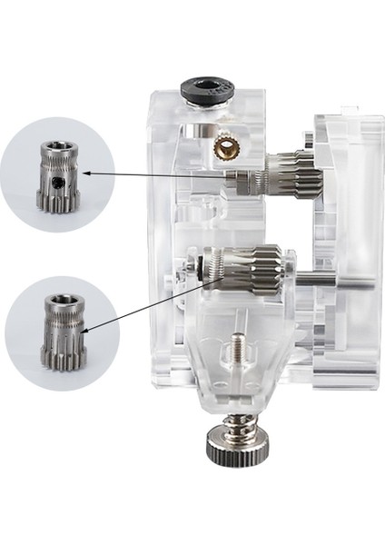 2 Adet Ekstruder Dişliler Mk8 Paslanmaz Çelik Çift Ekstrüzyon Tekerlekler Bowden Dişli 3D Yazıcı Parçası CR10 3 (Yurt Dışından) fiyatları
