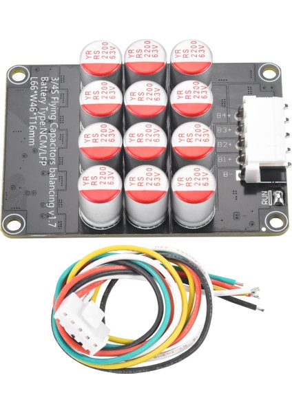 2 Adet 4 S Aktif Ekolayzır Dengeleyici Lifepo4/lipo/lto Pil Enerji Eşitleme Kapasitör Bms Kurulu (Yurt Dışından) fiyatları