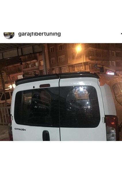 Fiberaksesuar Fiat Fiorino Çift Kapı Siyah Spoiler indirimleri