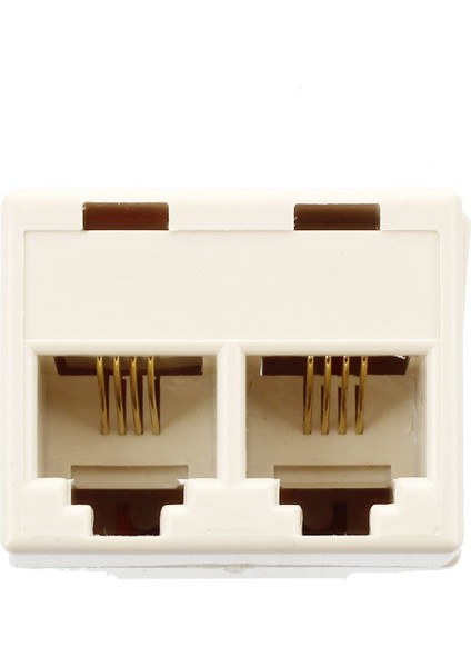 RJ11 4 Pin Dişi 1 Ila 2 Telefon Ayırıcı Konnektör Adaptörü (Yurt Dışından) modelleri