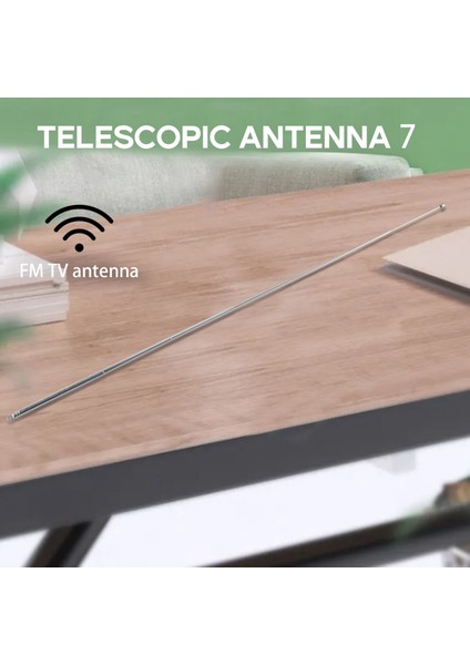 7 Bölüm Am Radyo, Fm, Tv Genişletme Anten Anteni 66 cm Uzunluğunda (Yurt Dışından)