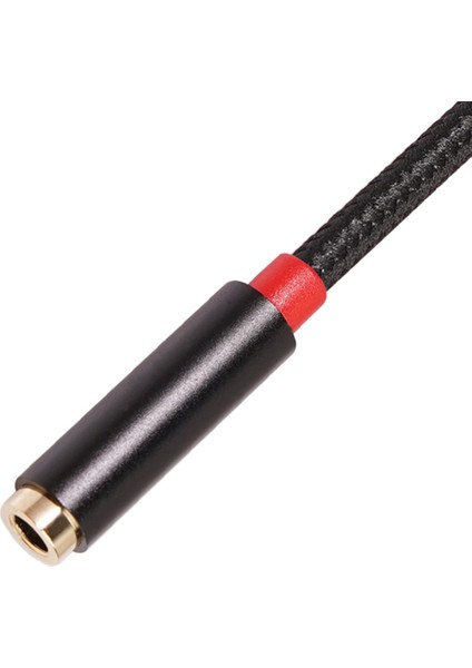 3.5mm Jack Aux Audıo Erkek - Dişi Uzatma Kablosu Mikrofonlu Stereo 3.5 Ses Adaptörü Pc Kulaklık Için (1m) (Yurt Dışından)