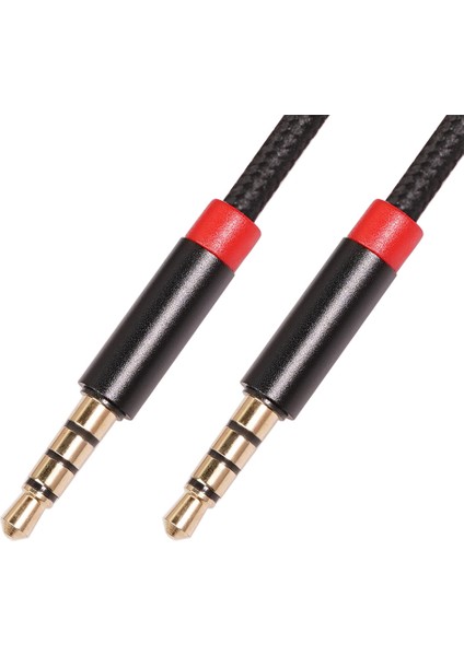 3.5mm Jack Aux Audıo Erkek - Dişi Uzatma Kablosu Mikrofonlu Stereo 3.5 Ses Adaptörü Pc Kulaklık Için (1m) (Yurt Dışından)
