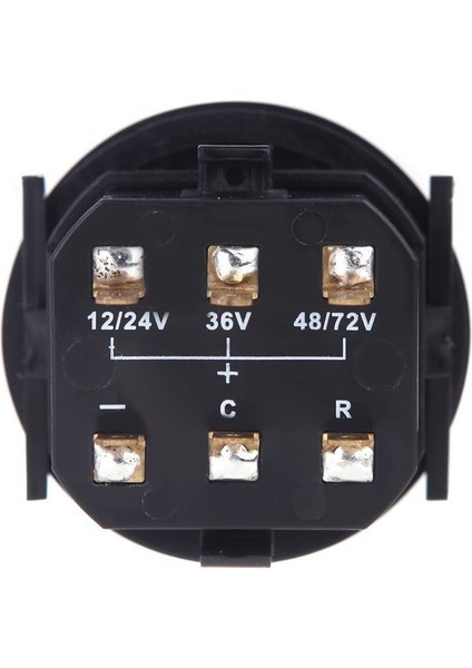 12V/24V/36V/48V/72V LED Dijital Pil Durumu Şarj Göstergesi, Saat Ölçer Göstergeli Siyah (Yurt Dışından) fırsatları
