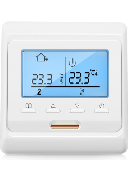 16A 230V LCD Programlanabilir Sıcak Yerden Isıtma Oda Termostatı Termoregülatör Sıcaklık Kontrol Cihazı Manuel Mekanik (Yurt Dışından)