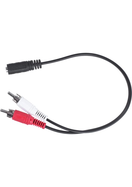 3,5 mm Stereo Dişi 2 Rca Erkek Av Kablosu Yardımcı Ses Adaptör Kablosu (Yurt Dışından) fiyatları