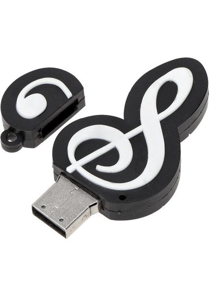 USB 2.0 Çubuk Sevimli Karikatür Bellek Çubuğu Müzik Notaları Sembolü USB 2.0 Bellek Harici USB Flash Sürücü Bellek Çubuğu 16 GB (Yurt Dışından) fiyatları