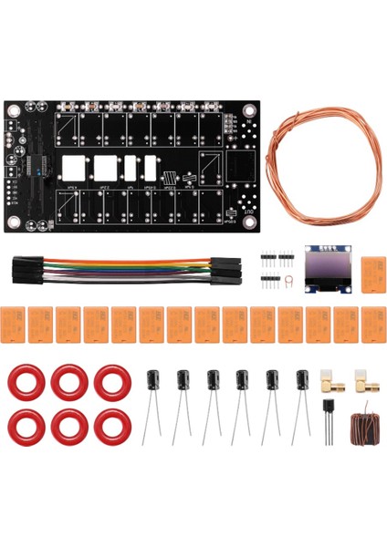 Mini ATU-100 Anten Tuner 1.8-50MHZ Otomatik Anten Tuner + OLED Firmware Programlanmış Amplifikatör Alıcı Dıy Kiti (Yurt Dışından)