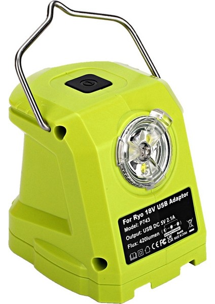 14.4V-18V Li-Ion Pil Için LED Çalışma Işığı Taşınabilir Spot Elektrikli El Aletleri Için Çift USB Dönüştürücü Adaptör (Yurt Dışından) fiyatları