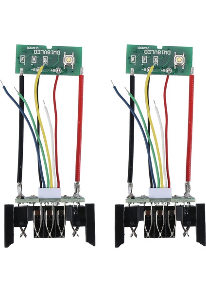 2 Adet Li-Ion Pil Pcb Şarj Koruma Devre Kartı Için 18 V 20 V DCB201 (Yurt Dışından)
